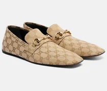 Loafers Horsebit GG aus Canvas