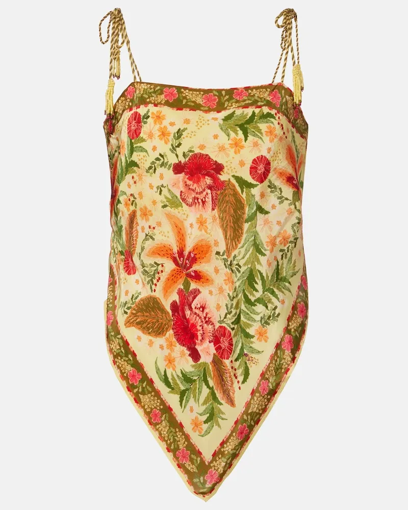 FARM Rio Top Stitched Garden Multicolor