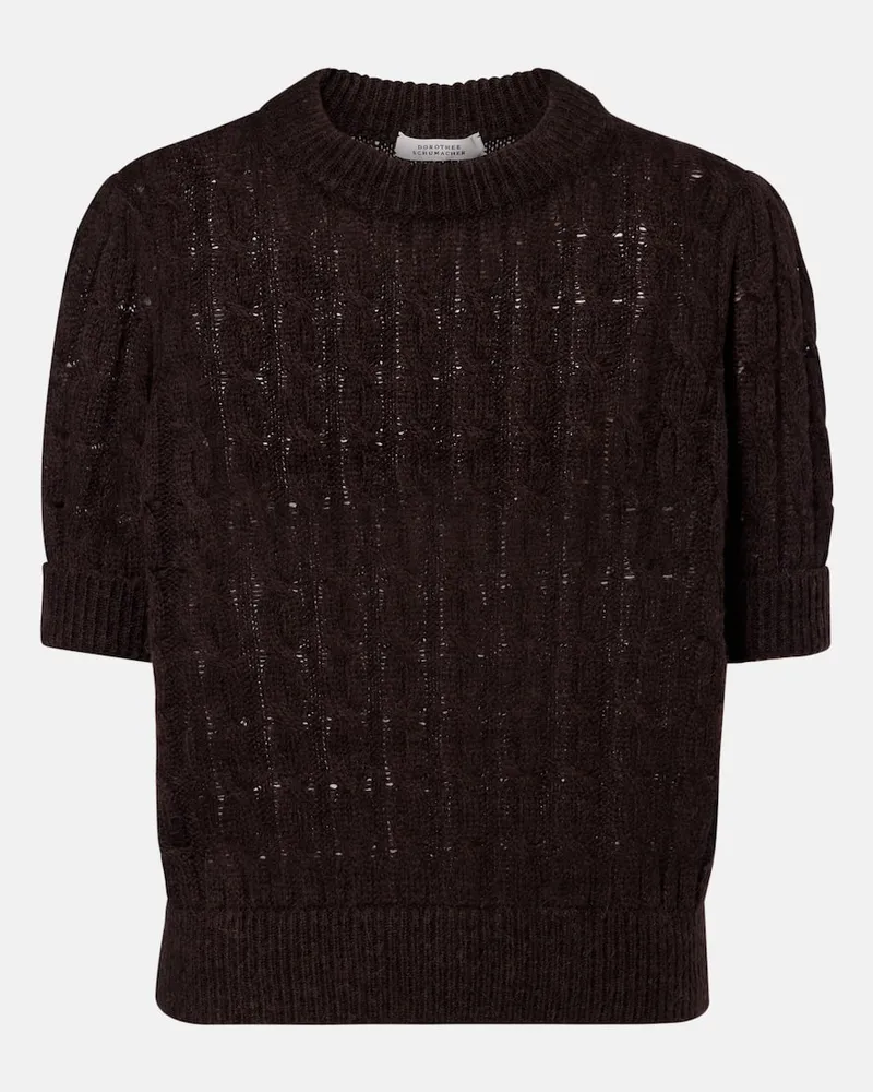 Dorothee Schumacher Pullover Sheer Softness Braun