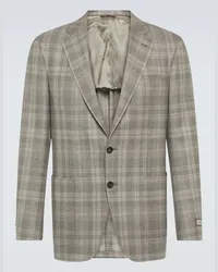 Canali Blazer Kei aus Wolle Multicolor