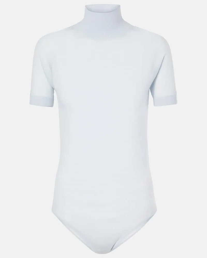Alaïa Alaïa Body aus Wolle Blau