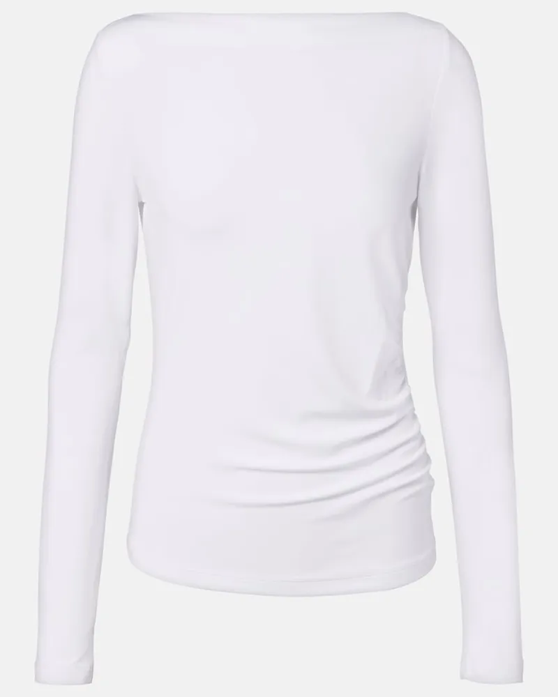 Max Mara Longsleeve Gomma aus Jersey Weiß