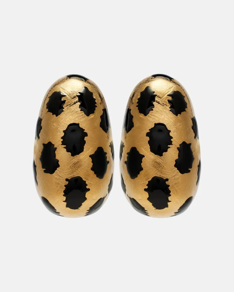 Jacquemus Ohrringe Curvo Large Gold