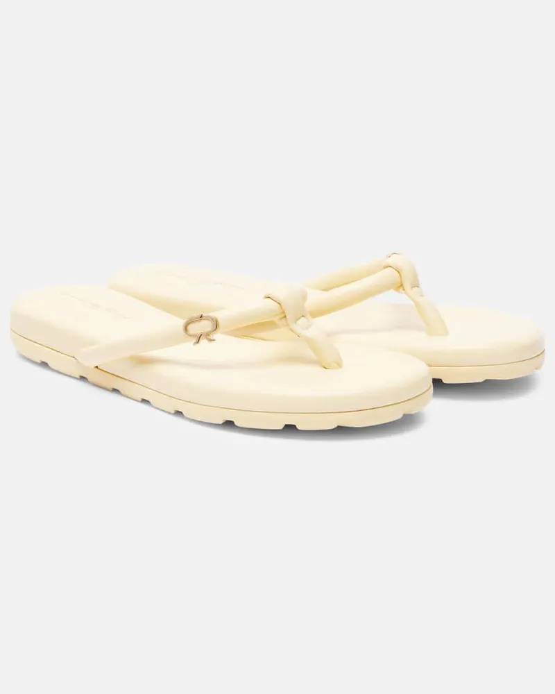 Gianvito Rossi Sandalen Fiji aus Leder Weiß