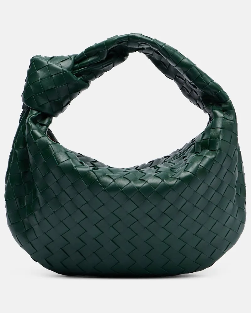 Bottega Veneta Schultertasche Jolie Small aus Leder Grün