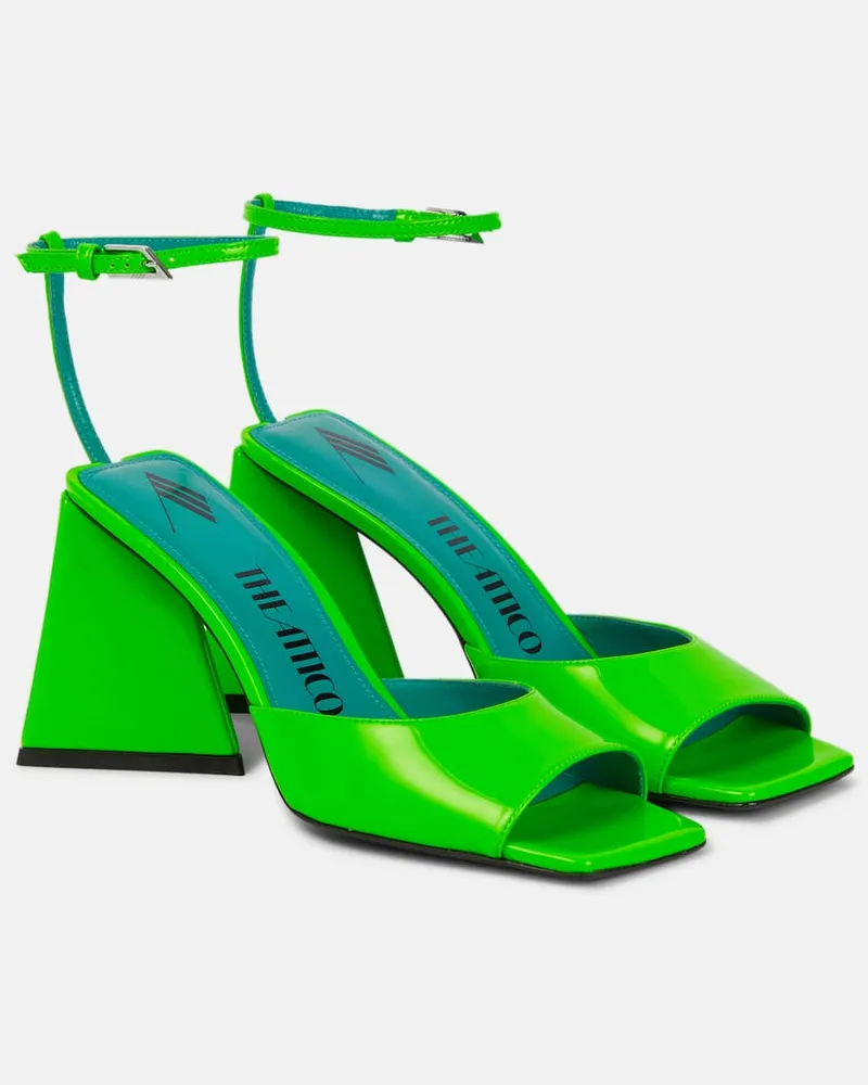 ATTICO Sandalen Piper 85 aus Lackleder Grün