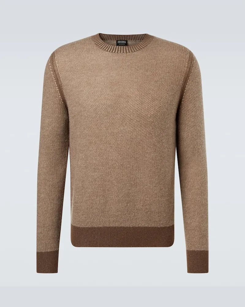 Ermenegildo Zegna Pullover aus Kaschmir Braun