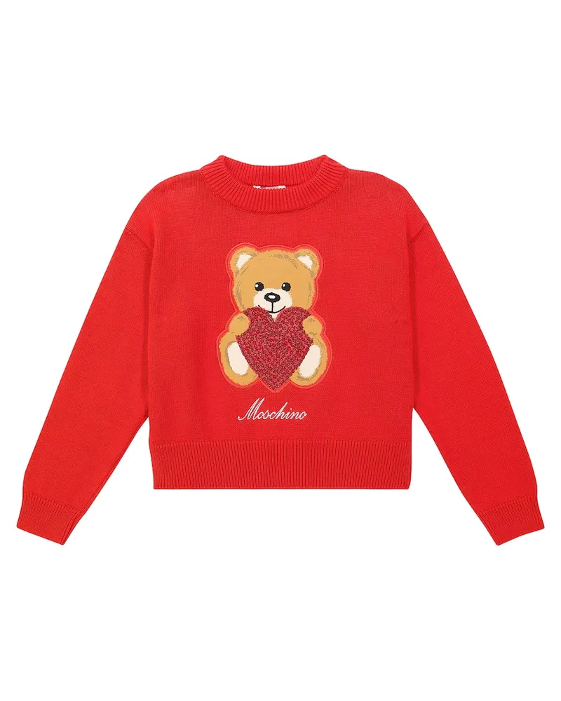 Moschino Pullover Teddy Bear Rot