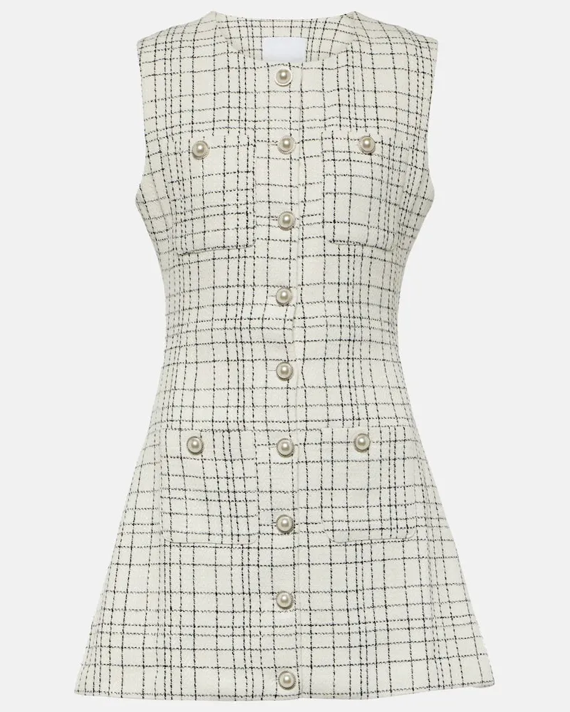 SAME Minikleid Grace aus Strick Weiß