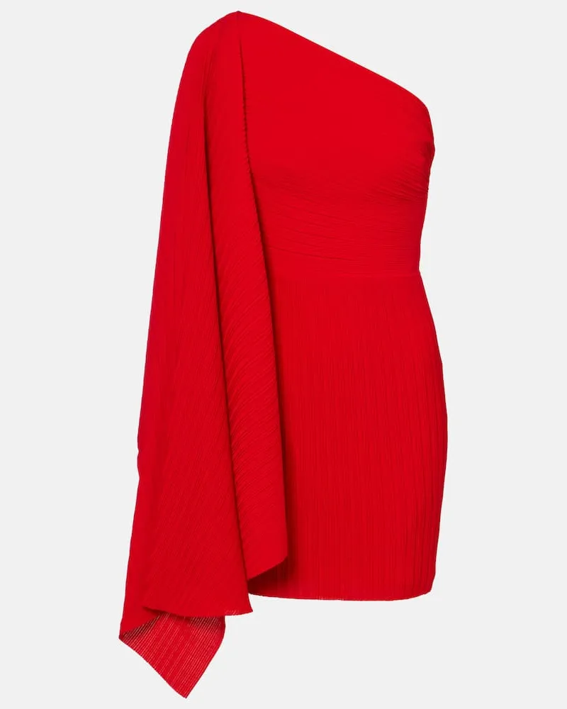 Solace London One-Shoulder-Minikleid Layne Rot
