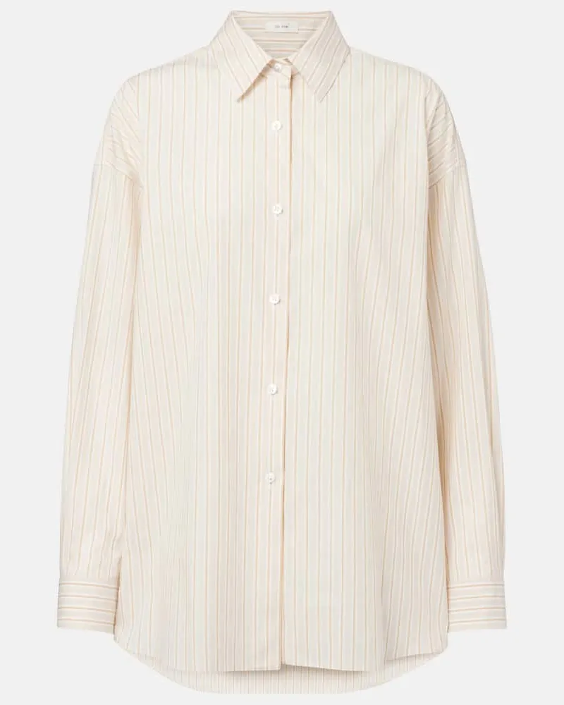 The Row Hemd Caster aus Baumwollpopeline Beige