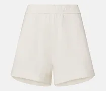 High-Rise Shorts aus Baumwolle