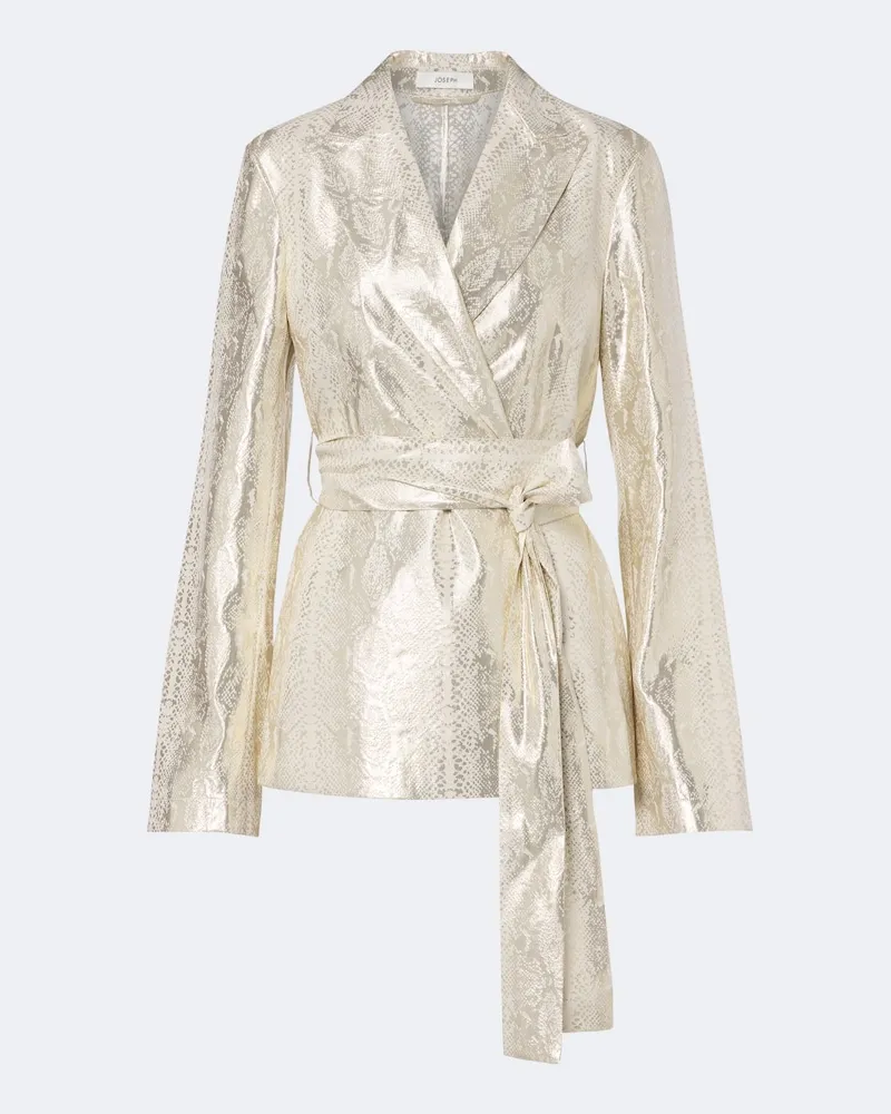 Joseph Blazer Ashner aus einem Seidengemisch Gold