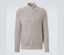 Cardigan aus Kaschmir und Seide