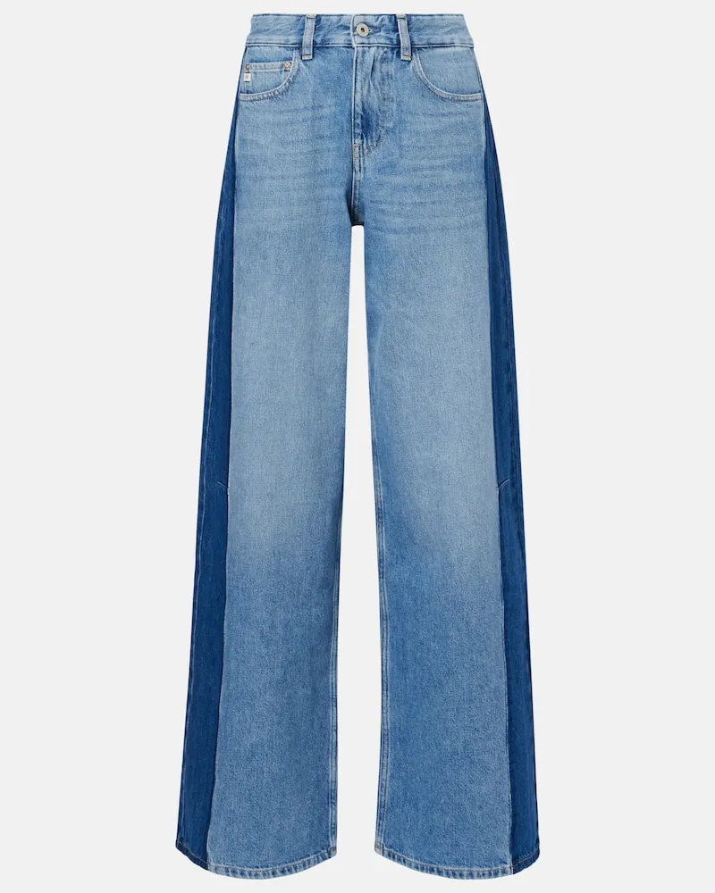 Adriano Goldschmied Wide-Leg Jeans Jesolo Blau