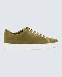 Manolo Blahnik Sneakers Semanado aus Veloursleder Beige