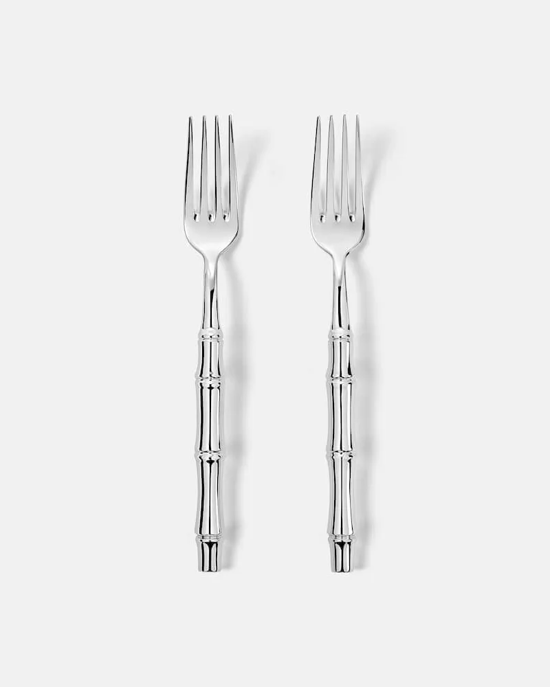 Gucci Set aus zwei Gabeln Silber