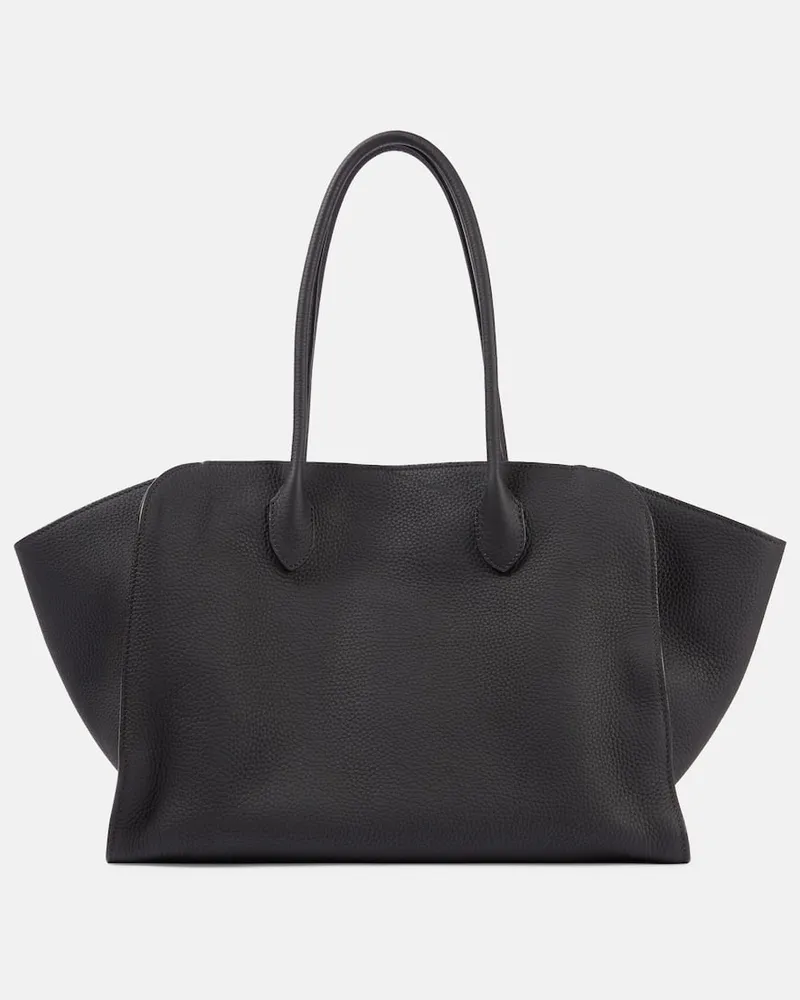 The Row Tote Bag Marlo 14 aus Leder Schwarz