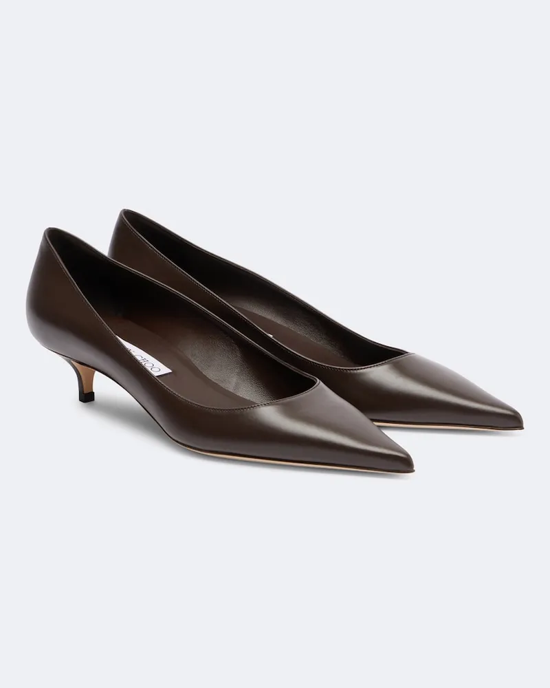 Jimmy Choo Pumps Amelia 35 aus Leder Braun