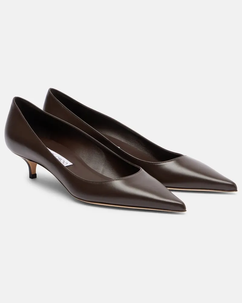 Jimmy Choo Pumps Amelia 35 aus Leder Braun