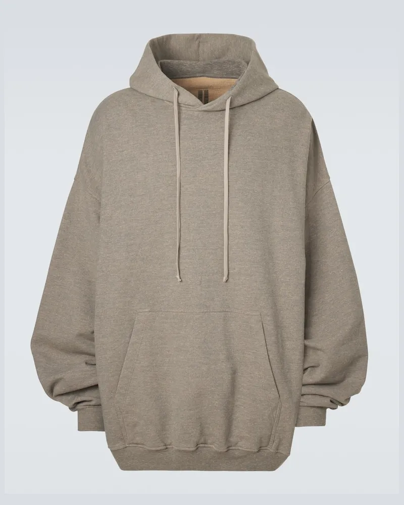 Rick Owens DRKSHDW Hoodie Hun aus Jersey Grau