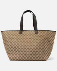 Gucci Tote Totissima GG Large aus Canvas Braun