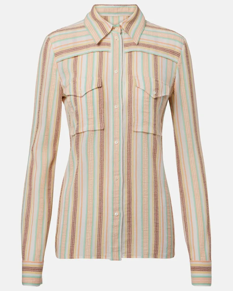 Chloé Chloé Hemd aus Baumwolle Multicolor