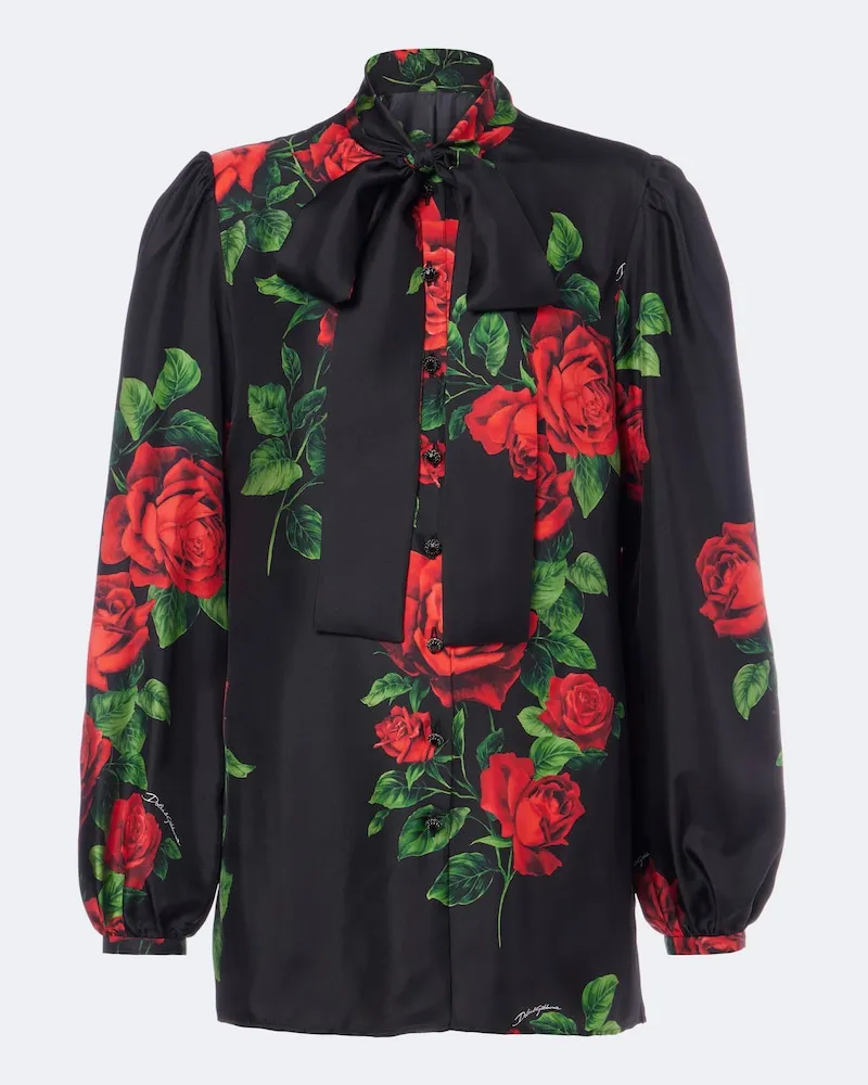 Dolce & Gabbana Romper mit Spitze Multicolor