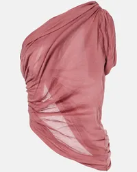 Rick Owens Top Twist aus Baumwolle Pink