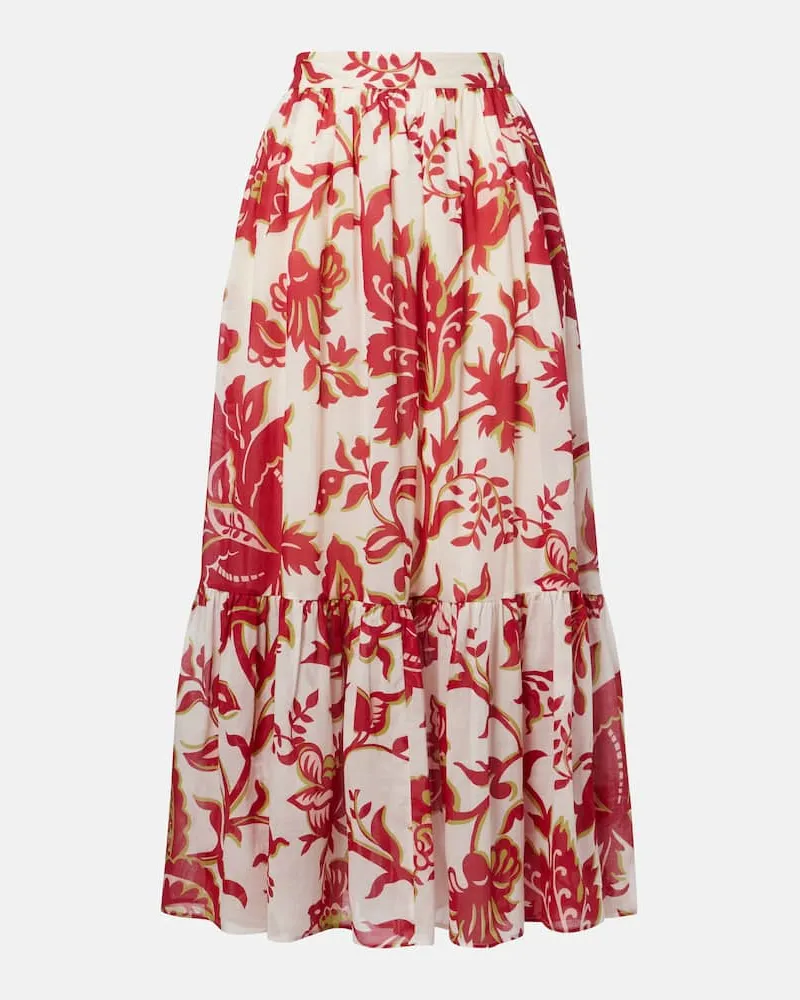 Etro Maxirock aus Baumwolle Multicolor