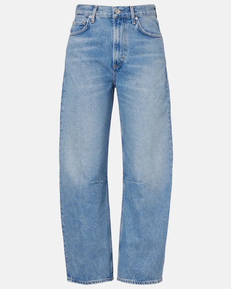 Citizens of humanity High-Rise Cropped Jeans Miro Blau