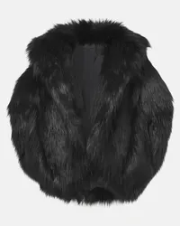 Givenchy Jacke aus Faux Fur Schwarz