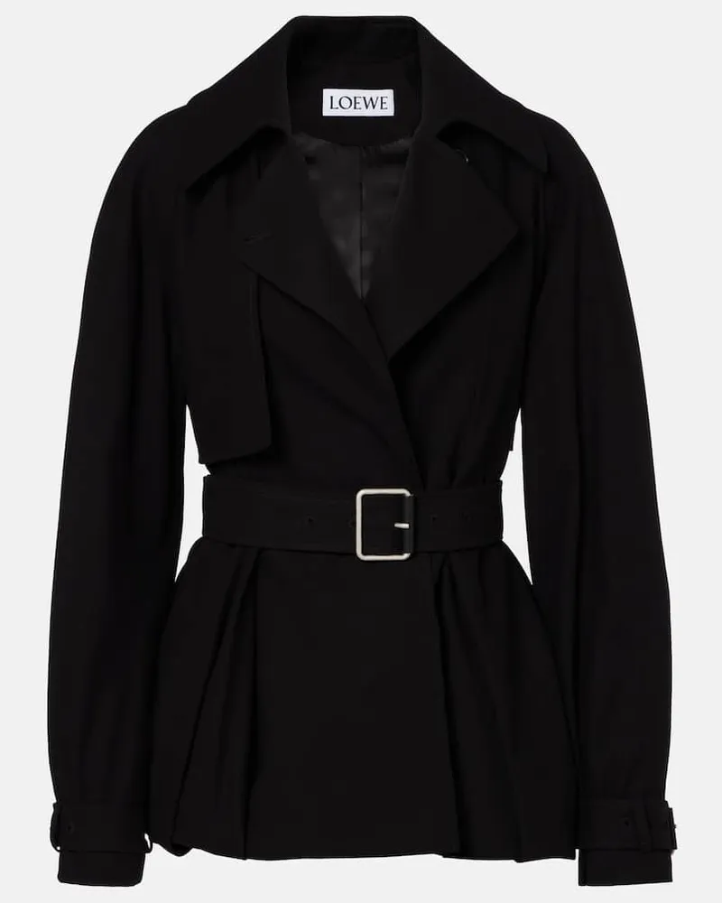 Loewe Jacke Balloon aus Baumwolle Schwarz