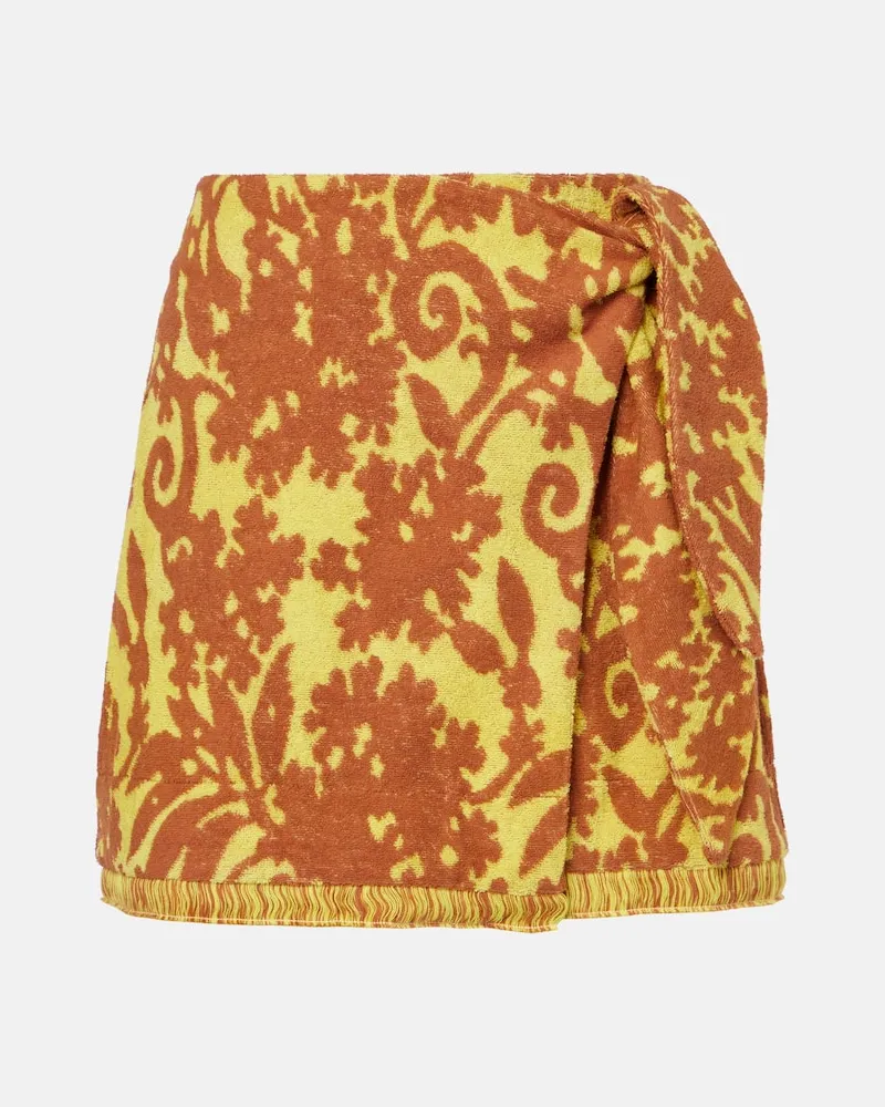 ALEMAIS Alémais Wickelrock Amarillo aus einem Baumwollgemisch Multicolor