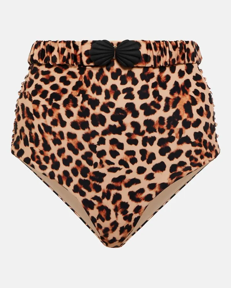 Johanna Ortiz Bedrucktes Bikini-Höschen Multicolor
