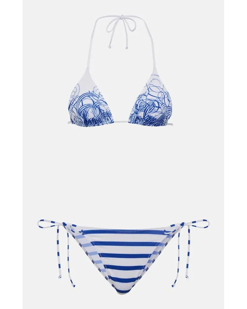 Jean Paul Gaultier Bedruckter Bikini Multicolor