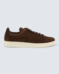 Tom Ford Sneakers Warwick aus Veloursleder Braun