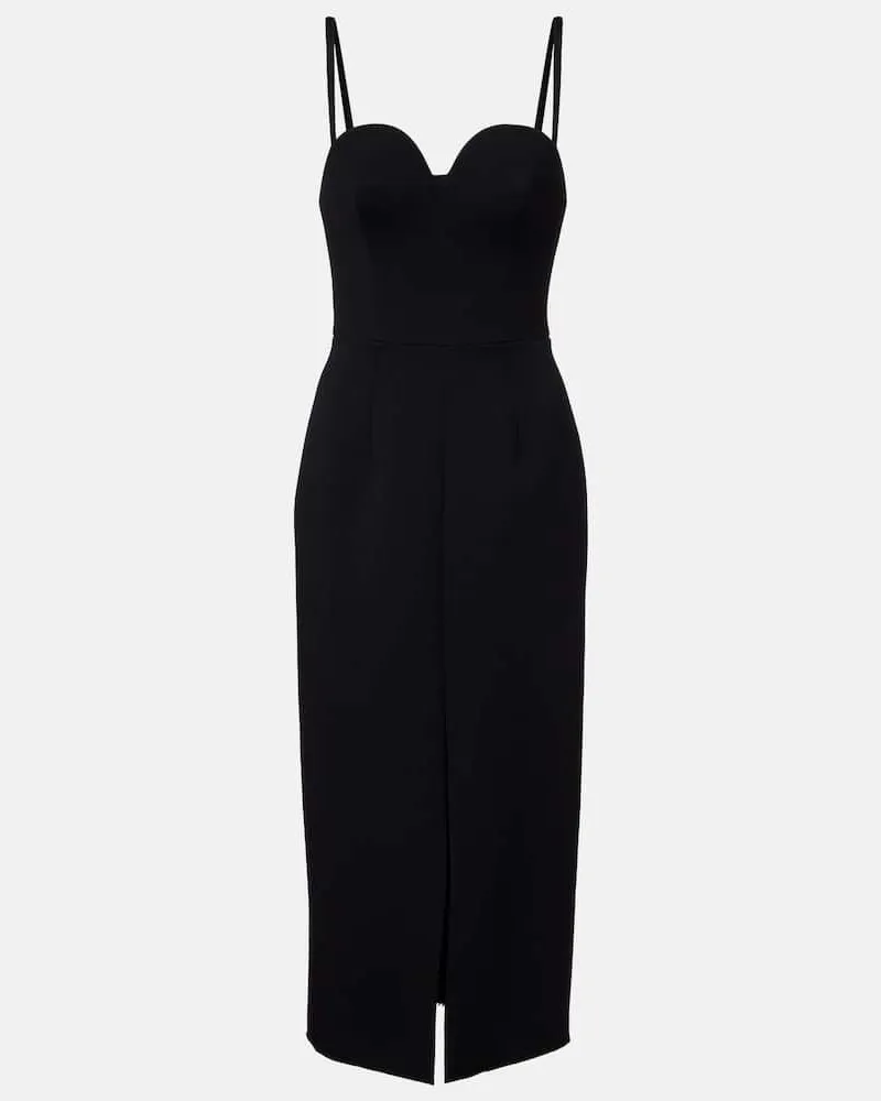 Givenchy Bustier-Kleid New Fury aus einem Wollgemisch Schwarz