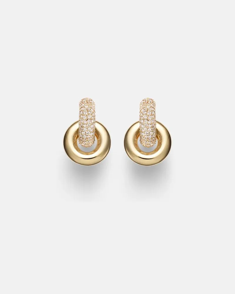 Stone & Strand Ohrringe Buoy aus 14kt Gelbgold mit Diamanten Gold