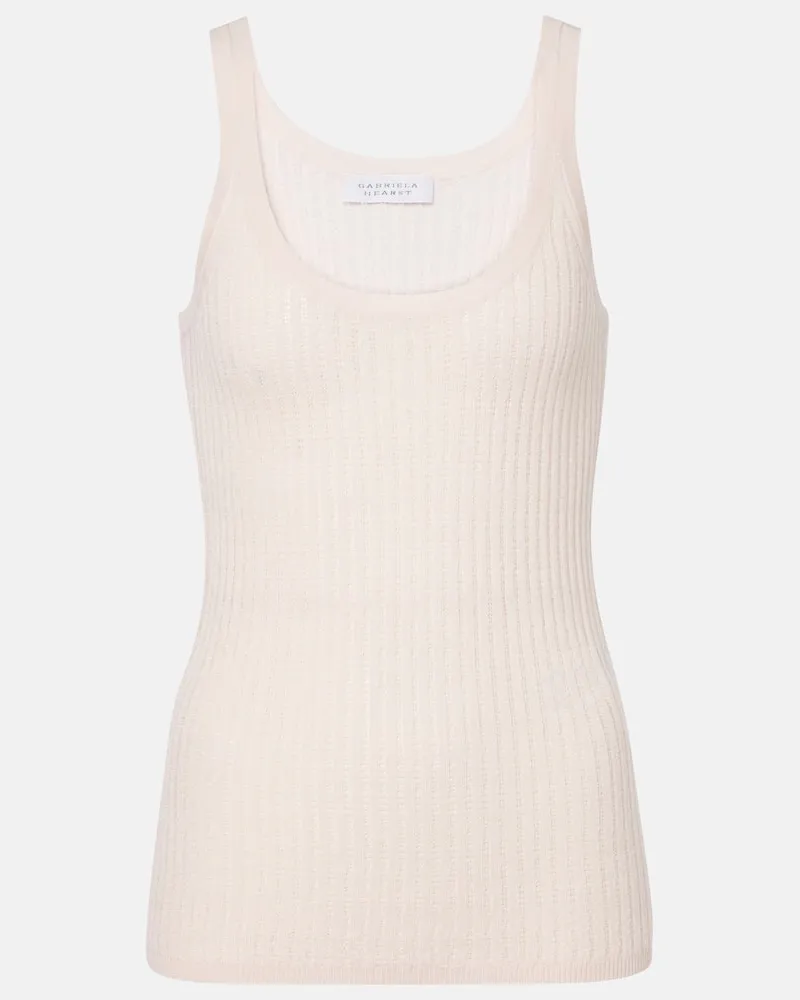 Gabriela Hearst Top Nevin aus Kaschmir und Seide Pink
