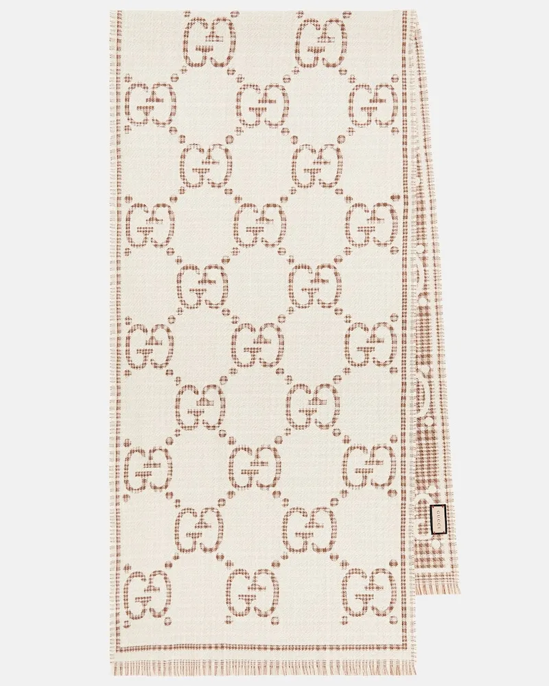 Gucci Schal GG aus einem Wollgemisch Multicolor
