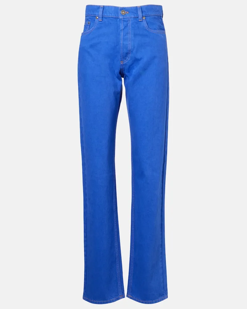 Versace Straight Jeans Blau