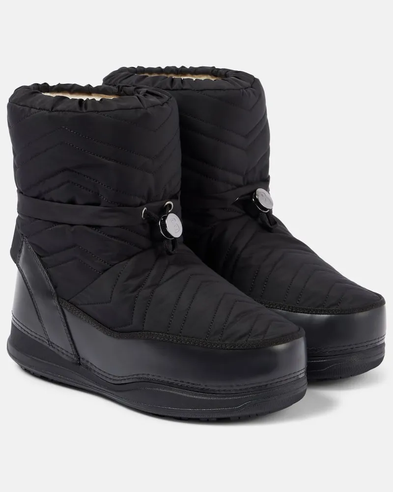 Bogner Schneestiefel La Plagne aus Lederimitat Schwarz