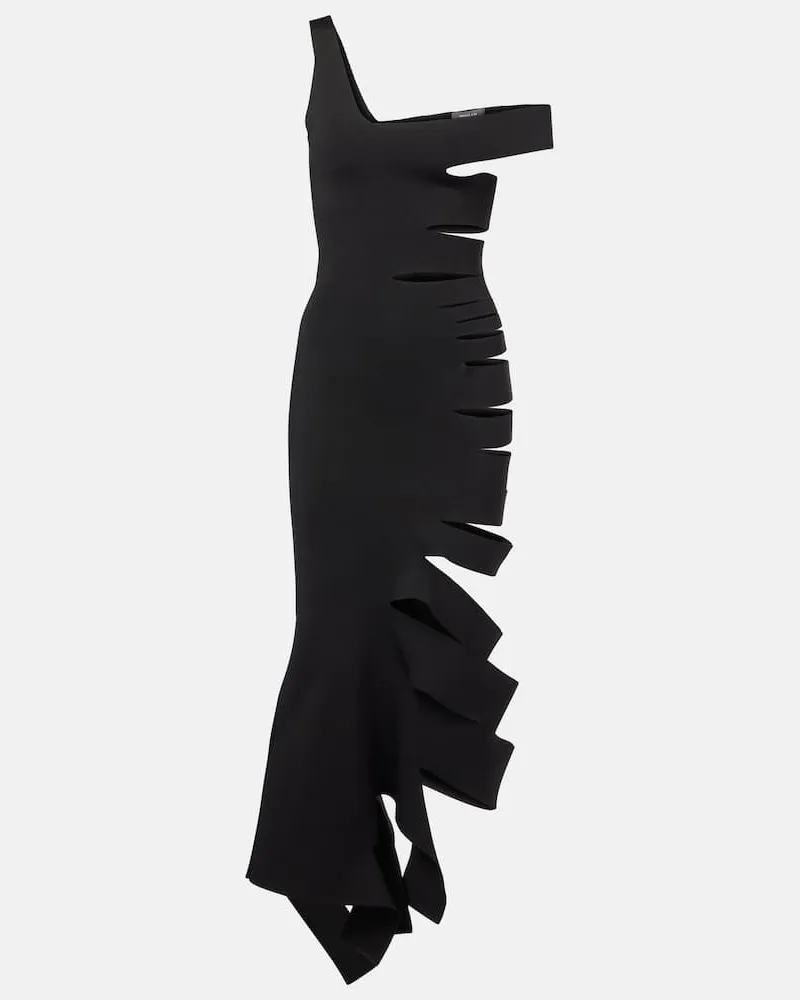 Thierry Mugler Midikleid Schwarz