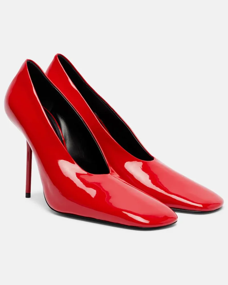 Victoria Beckham Pumps 100 aus Lackleder Rot