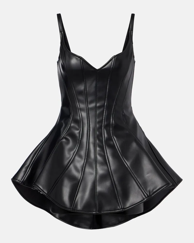 David Koma Midikleid Schwarz