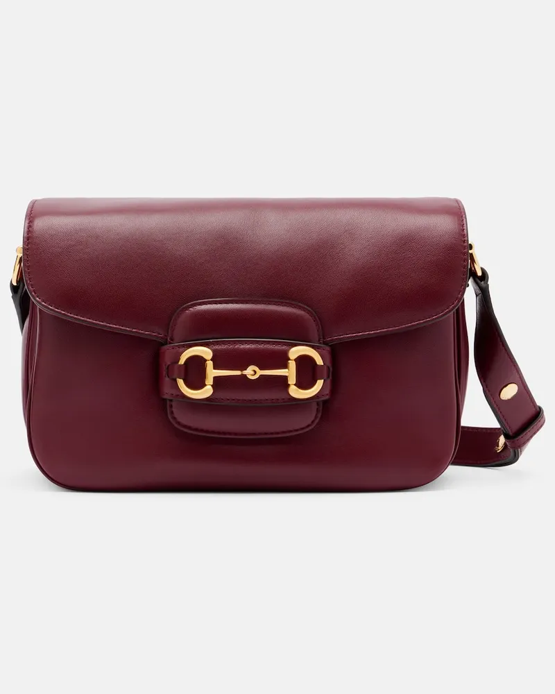Gucci Schultertasche Gucci Horsebit 1955 Aura Small Burgund
