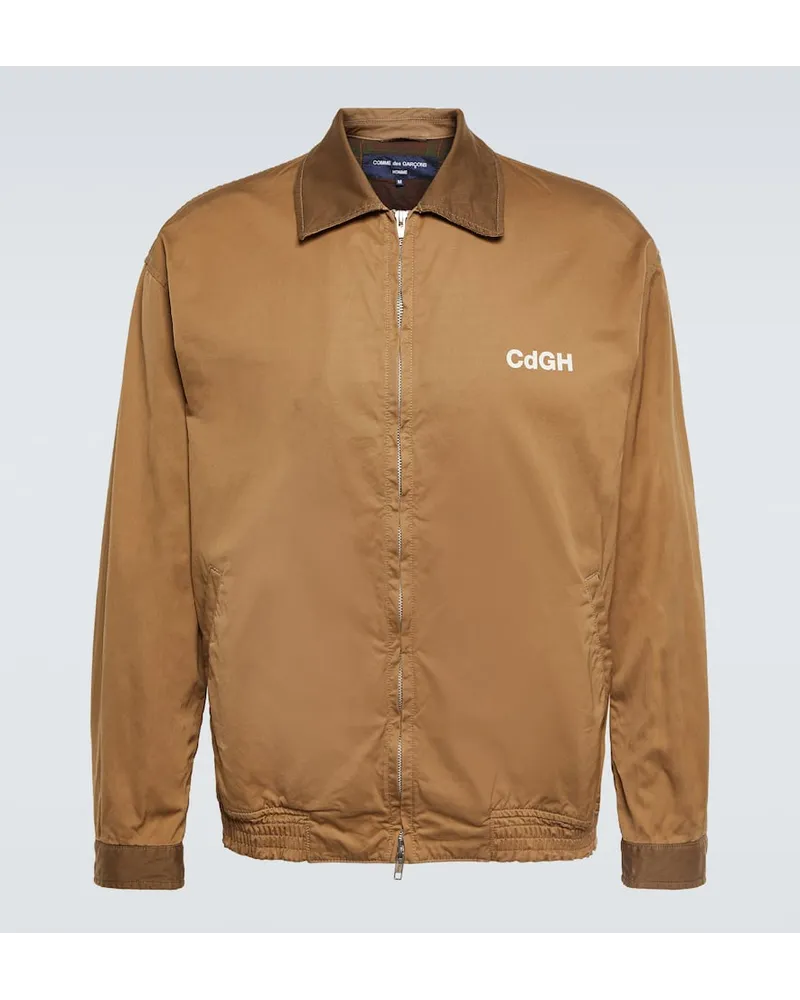 Comme des Garçons Comme des Garcons Homme Blouson aus Gabardine Beige