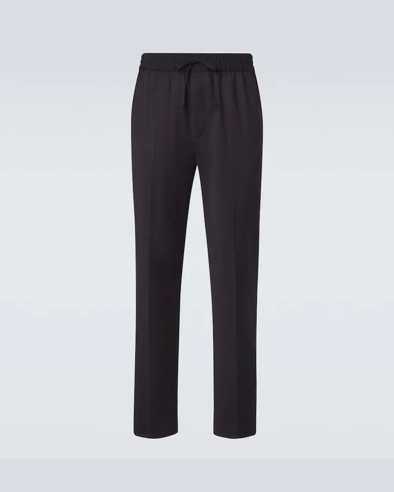 Brioni Hose Asolo aus Wolle Braun
