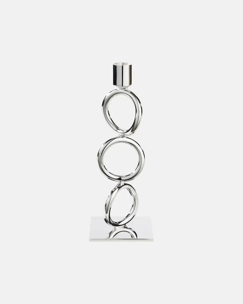 Christofle Kerzenständer Vertigo by Andrée Putman Silber
